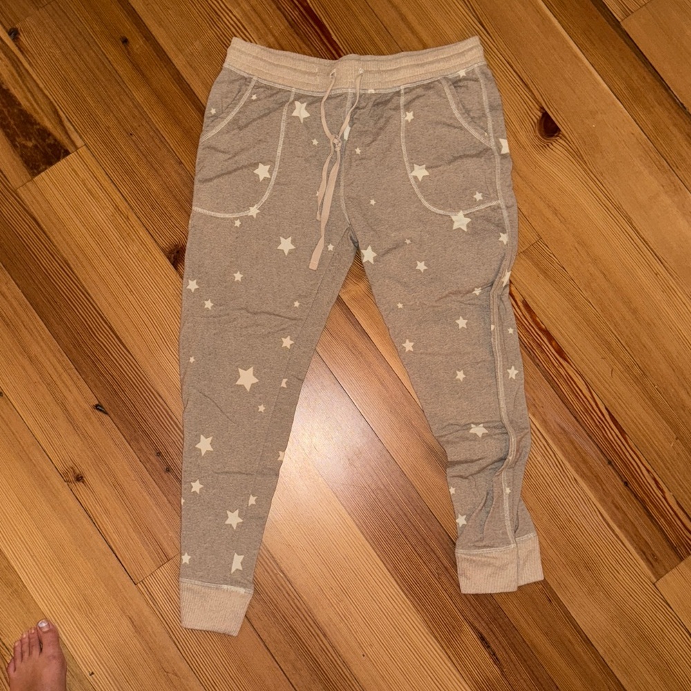 Karen Neuburger Tan Star Pajama Pants